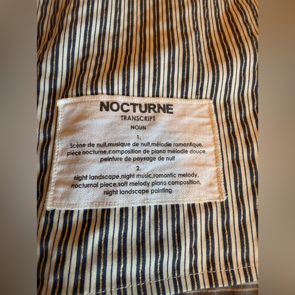NOCTURNE Striped Crop Shirt - Picture 7 of 9